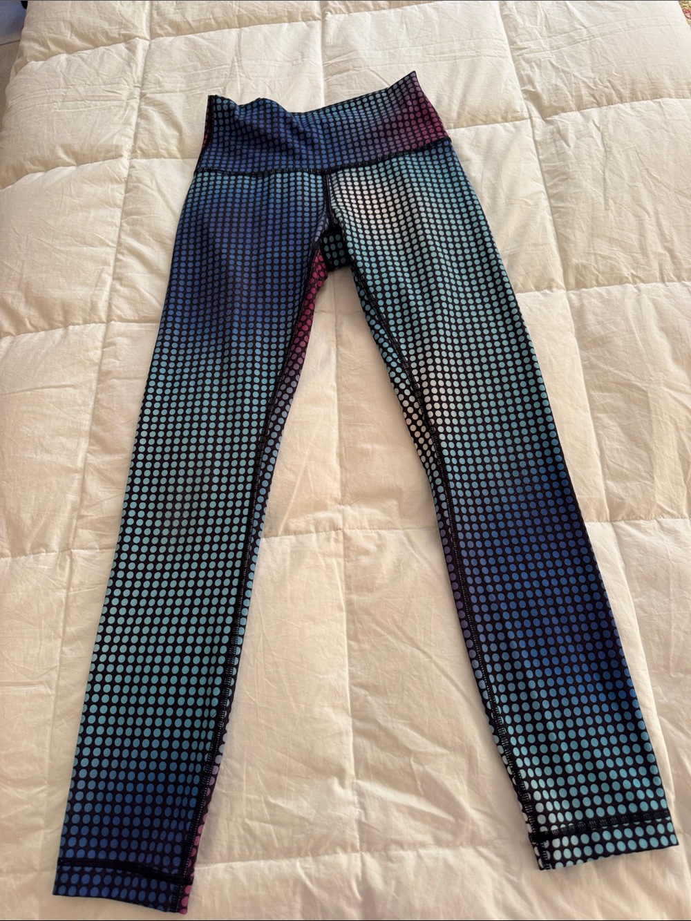 lululemon athletica Gradient Dot High-Rise Leggings in Blue, Purple, Pink